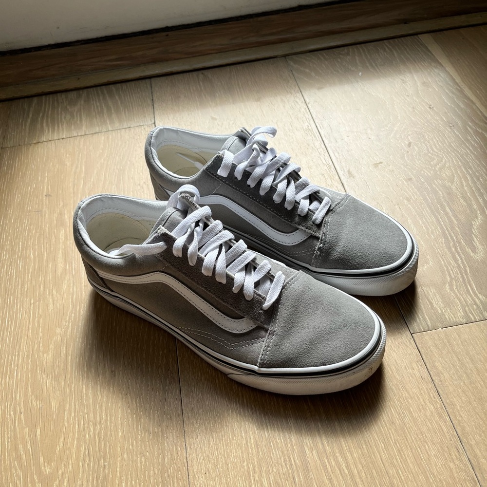 Vans Women’s Gray Canvas Sneakers